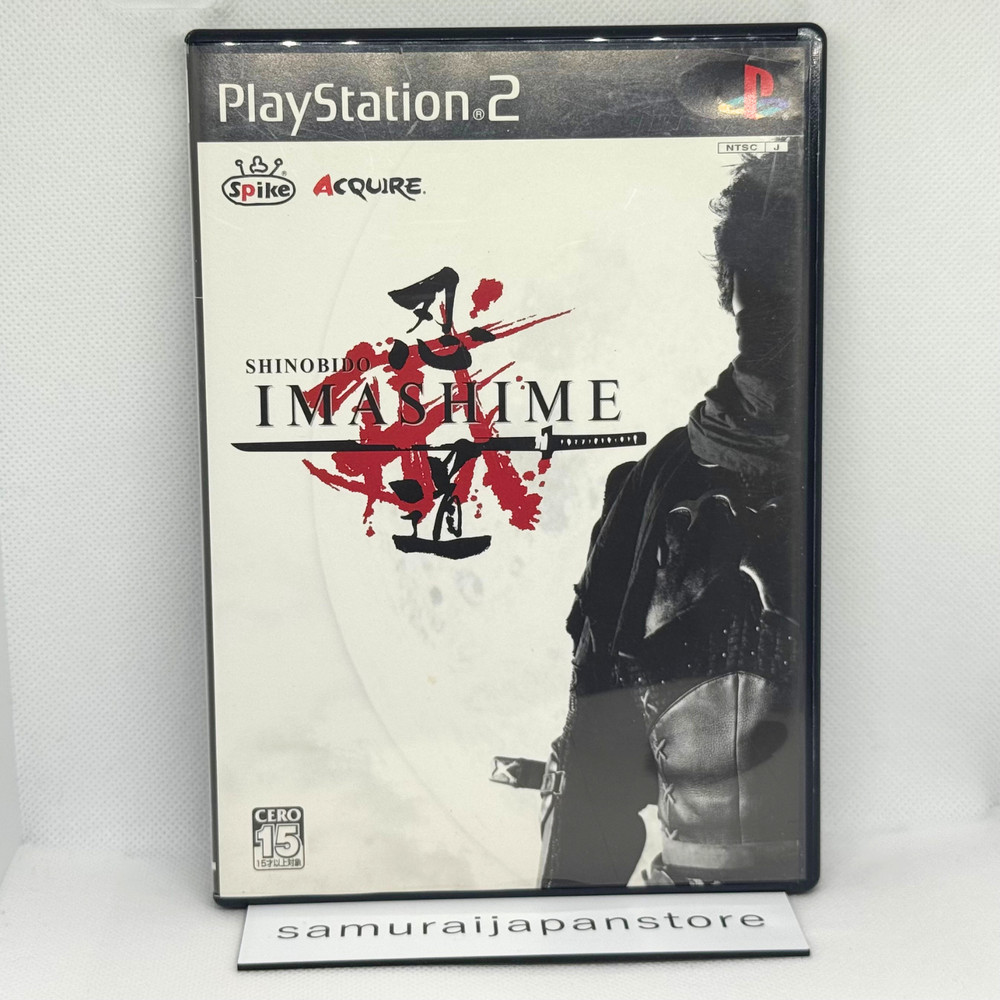 Shinobido Way of the Ninja Sony Playstation 2 Used Tested Japanese ver with Case