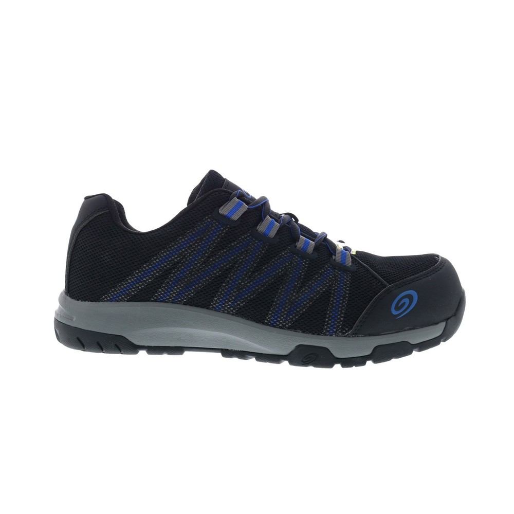 Nautilus Accelerator Oxford Carbon Toe ESD Mens Black Wide Athletic Shoes