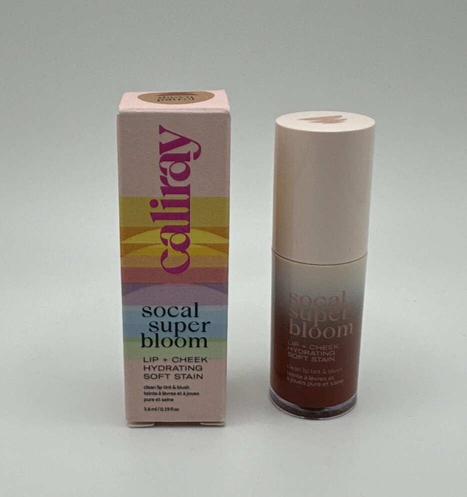 Caliray Socal Superbloom Lip + Cheek Tint Soft Stain Blush ~ DAWN PATROL ~