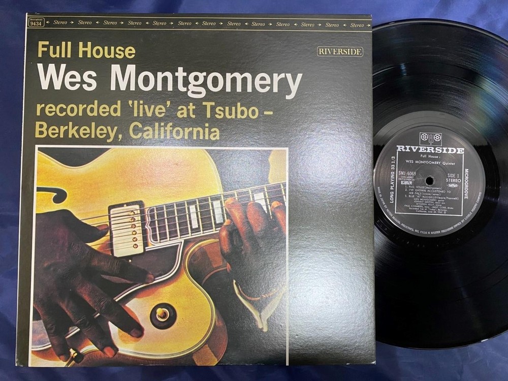 WES MONTGOMERY FULL HOUSE RIVERSIDE SMJ 6069 STEREO JAPAN Vinyl LP