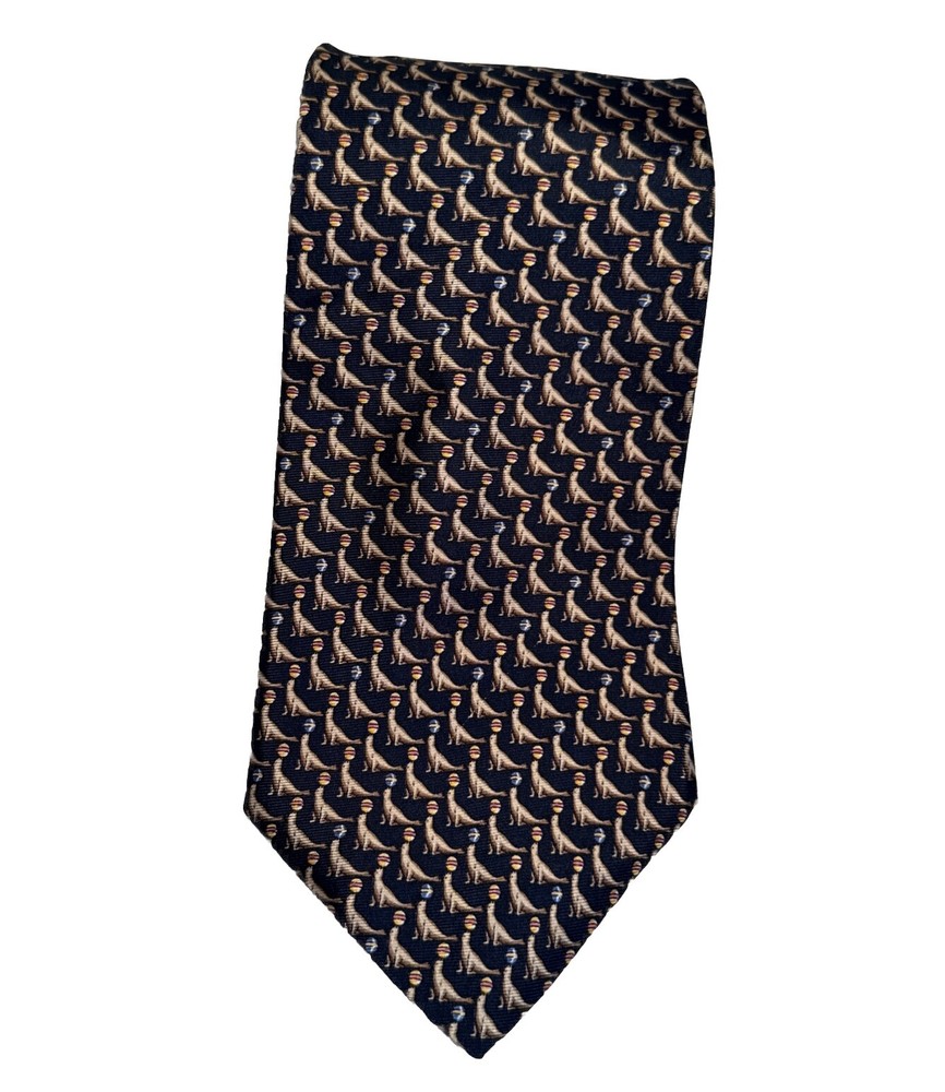 Circus Seal W/Ball Tie 100% Silk 57