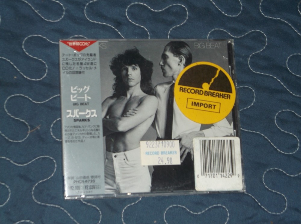 Sparks - Big Beat [CD Japan 1993] BRAND NEW Promo