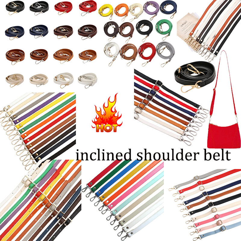 Adjustable Leather Crossbody Shoulder Bag Strap Handbag Belt Replacement Handle