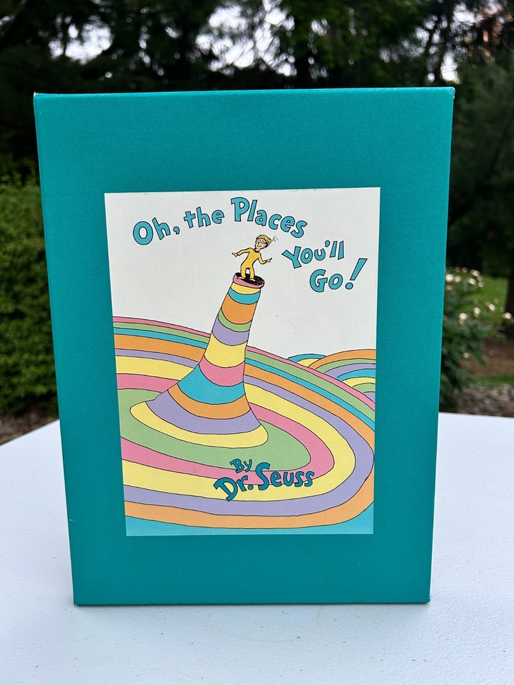Oh, the Places You'll Go! Special Deluxe Edition 1993 w/ Slipcase By Dr. Seuss