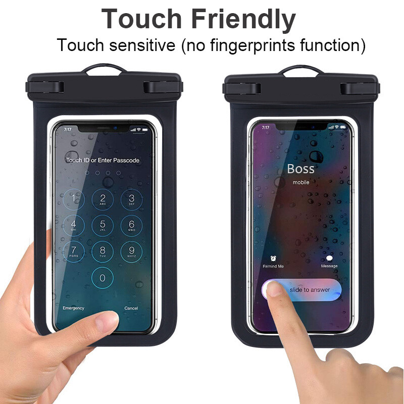 2 Waterproof Floating Phone Pouch Dry Bag Case for iPhone Samsung Sealed Protection