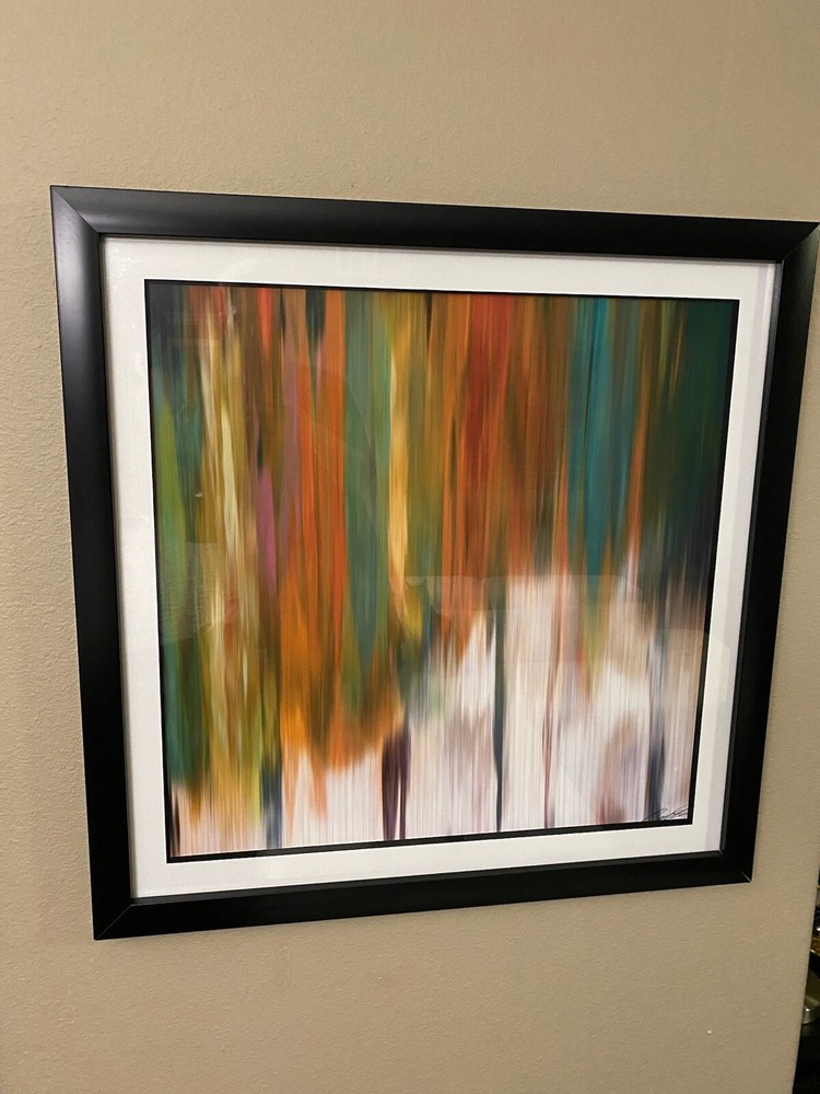 Hobby Lobby Frame with Abstract Art Print-image