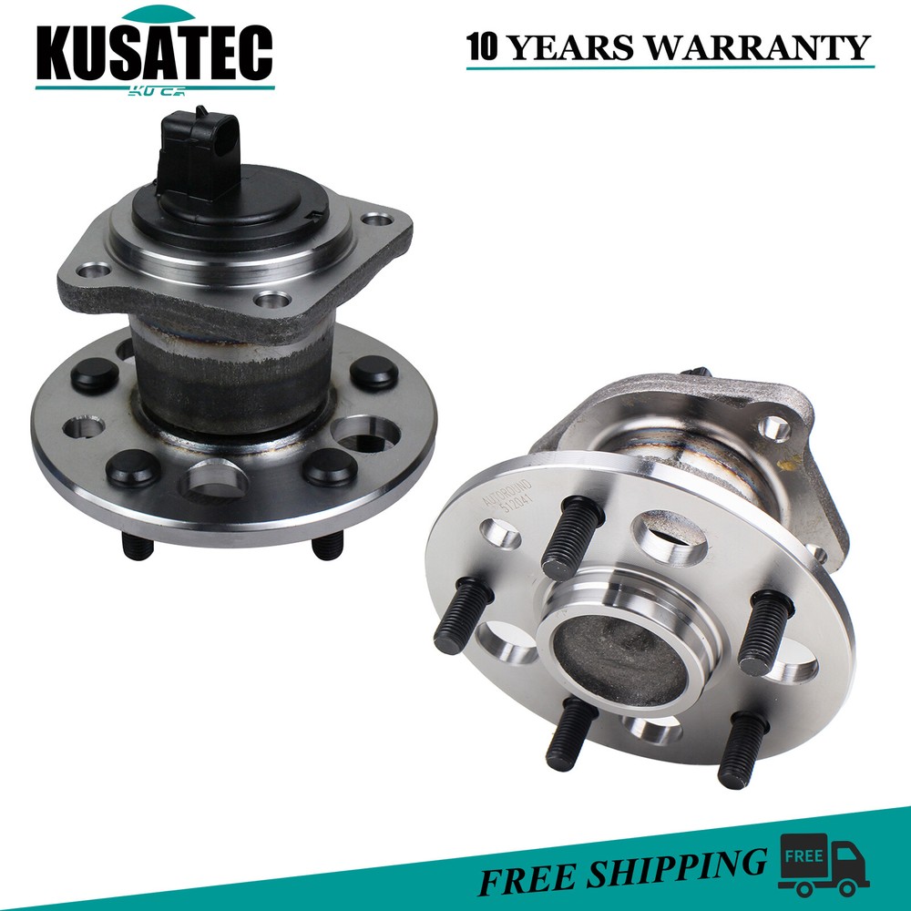 Toyota Sienna 1998-2003 V6 3.0L Rear Wheel Hub Bearing Assembly Pair w/ABS