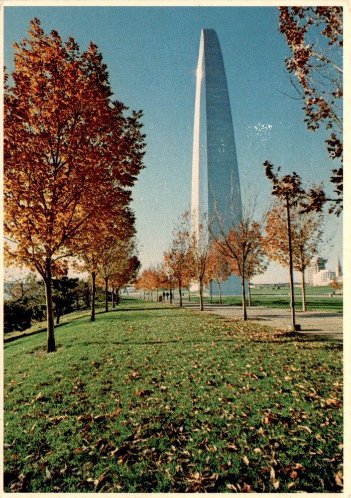 GATEWAY ARCH, ST. LOUIS, MO, Mississippi River Trading Co., CHAT PHOTO Postcard