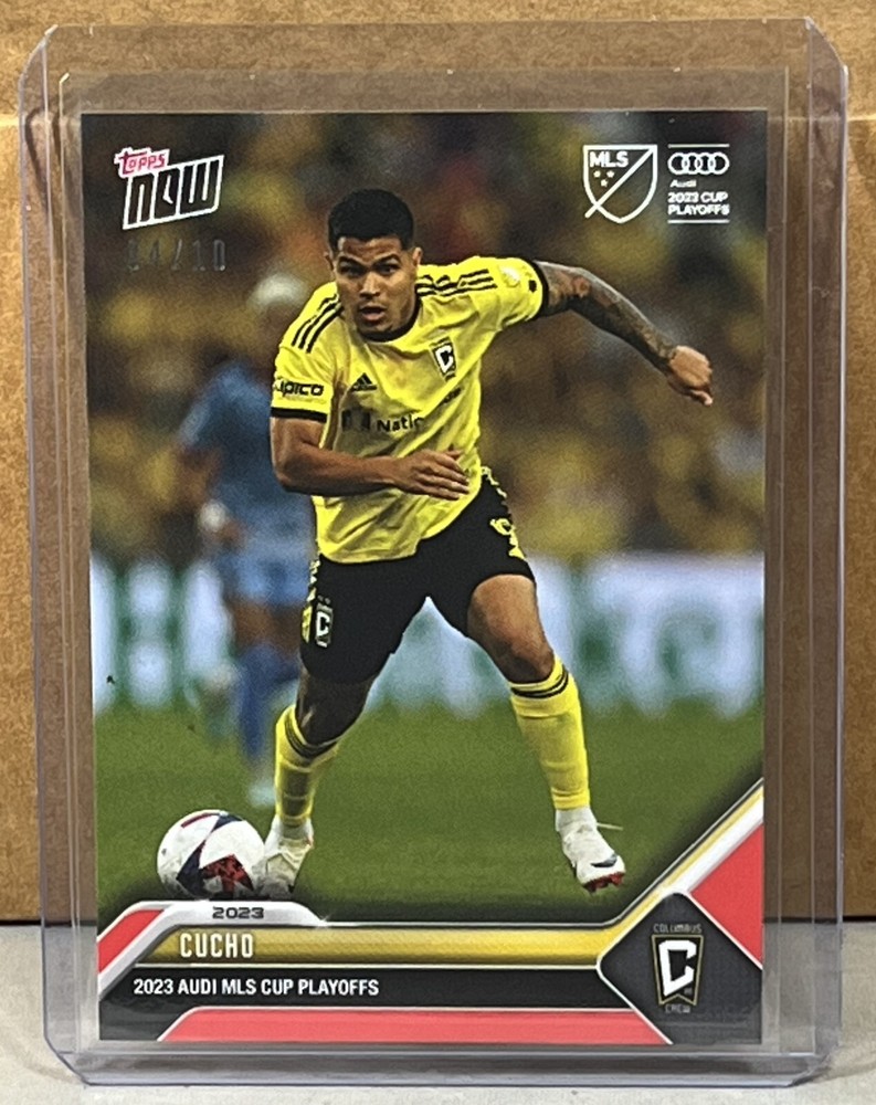 2023 TOPPS NOW MLS Playoffs #11 CUCHO COLUMBUS CREW Red Parallel 4/10