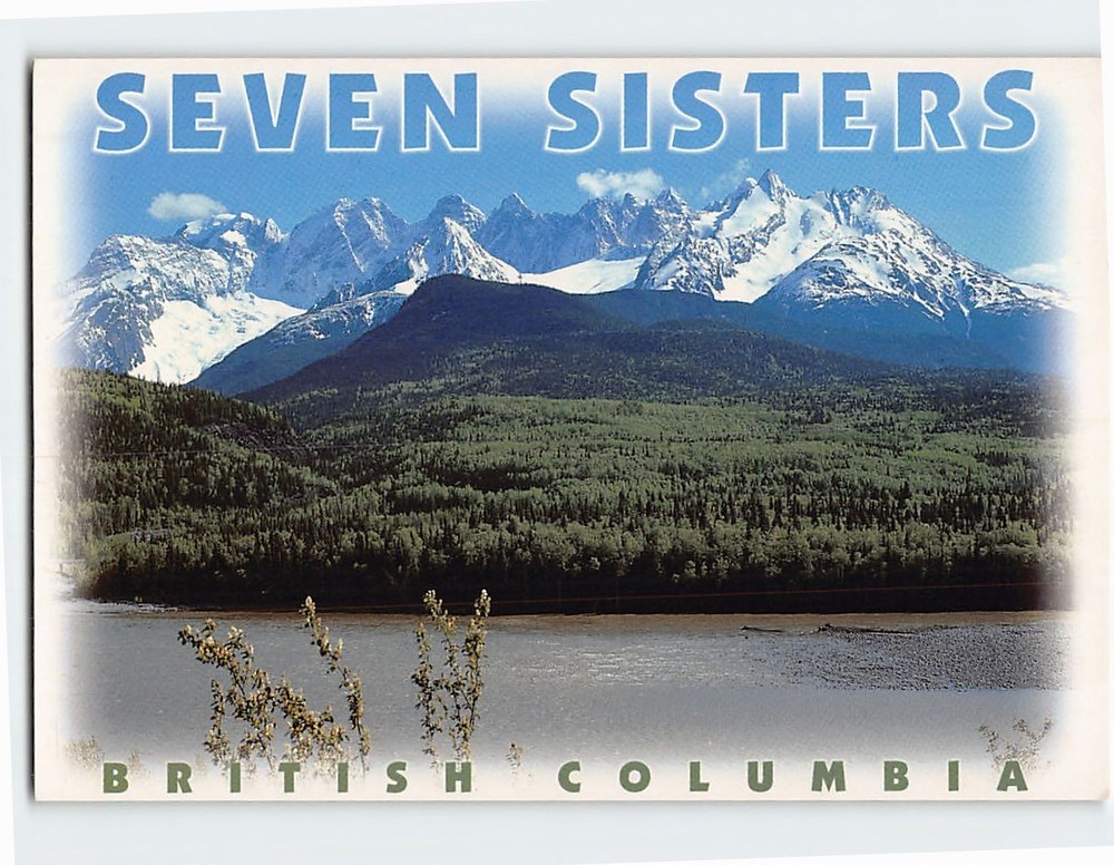 Postcard Seven Sisters BC Canada
