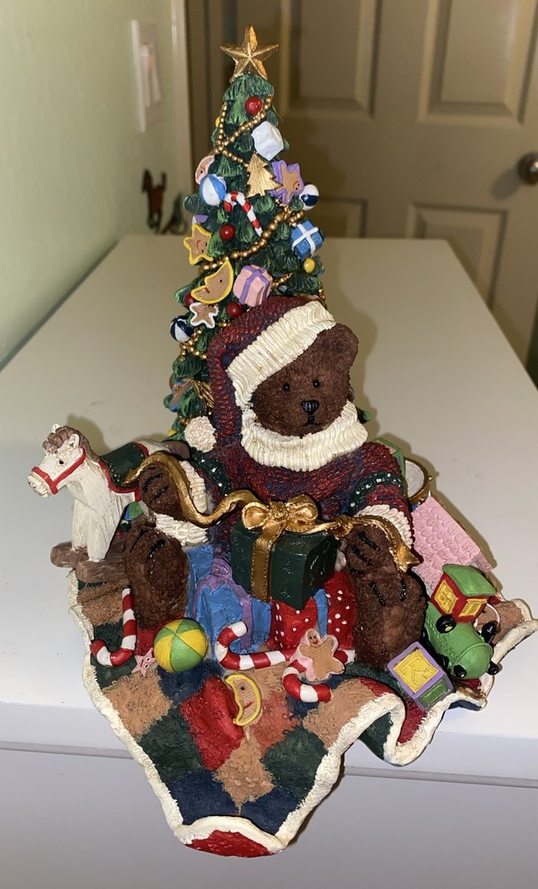 Grandeur Noel Collectible Teddy Bear Toys Christmas Stocking Holder Hanger