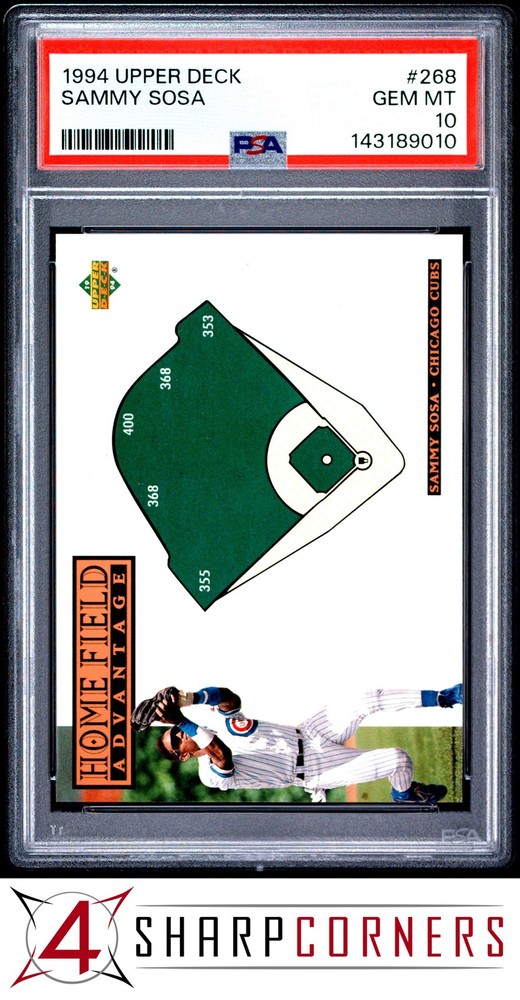 1994 Upper Deck #268 Sammy Sosa Cubs Psa 10Expert eBay listing since 2003:Consign your best today!