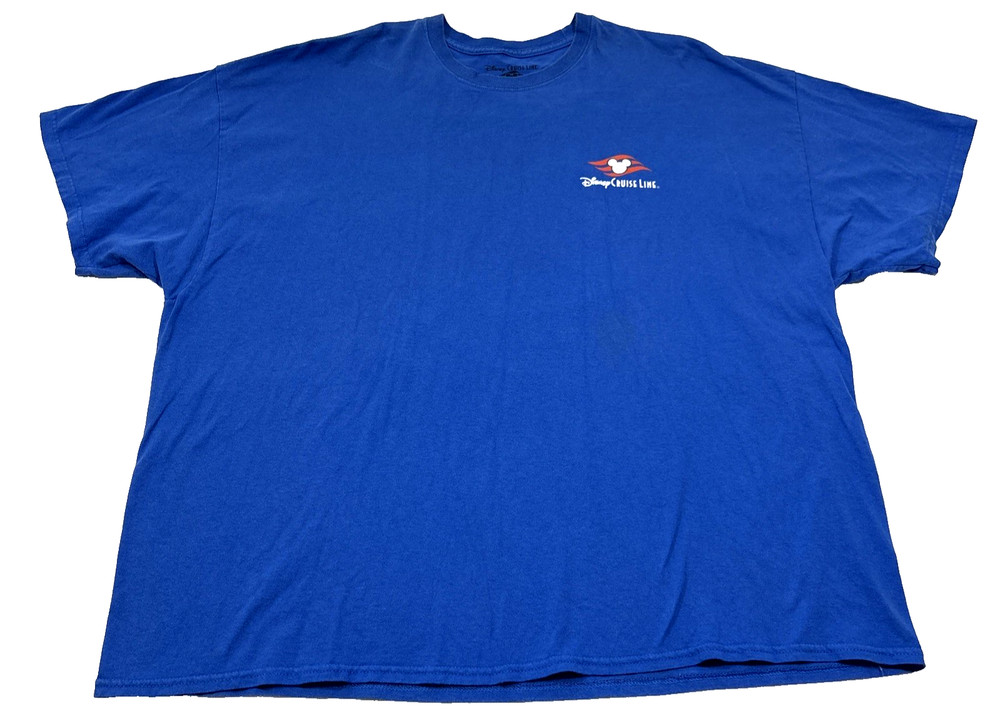Disney Cruise Line Sebastian Crab T Shirt Mens 3XL Blue Graphic Short Sleeve