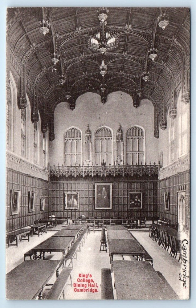 King's College Dining Hall CAMBRIDGE UK Postcard