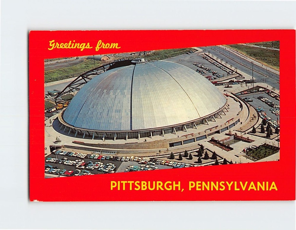 Postcard Public Auditorium Pittsburgh Pennsylvania USA