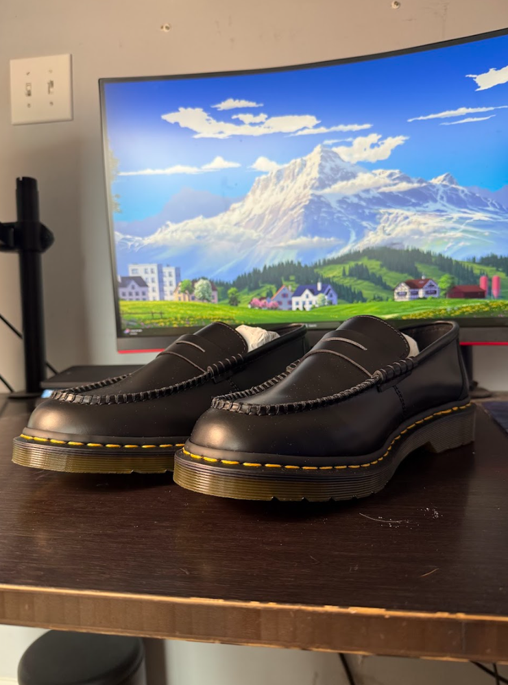Dr. Martens Penton Loafers Black Leather Men’s 11