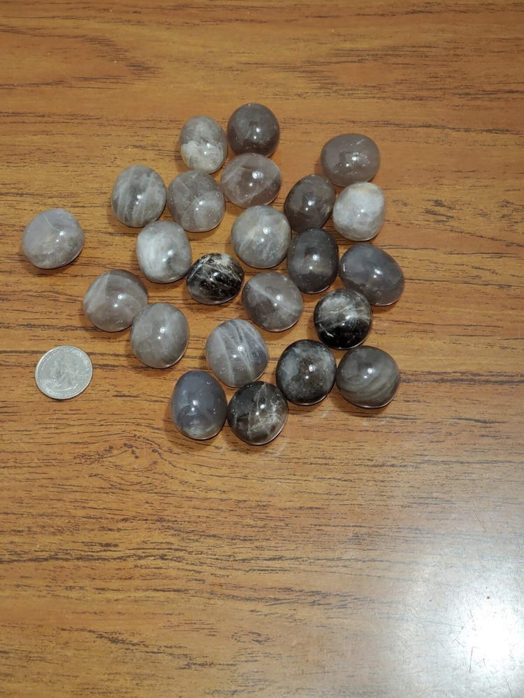 Rare Black Rose Quartz Tumbled Gemstone for Unconditional Love High Grade
