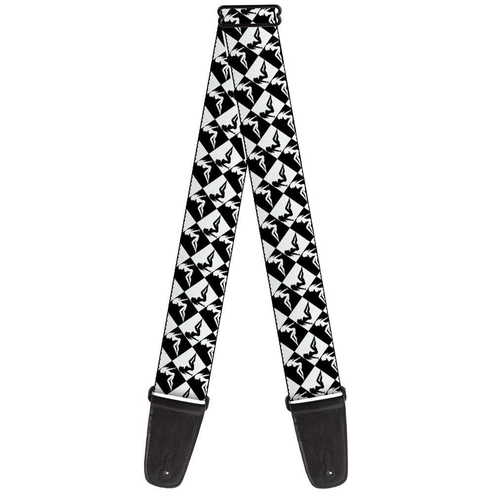 Guitar Strap - Mud Flap Girl Diamonds Black/White ACC NEWAnother great item from Rarewaves USA | Free delivery!