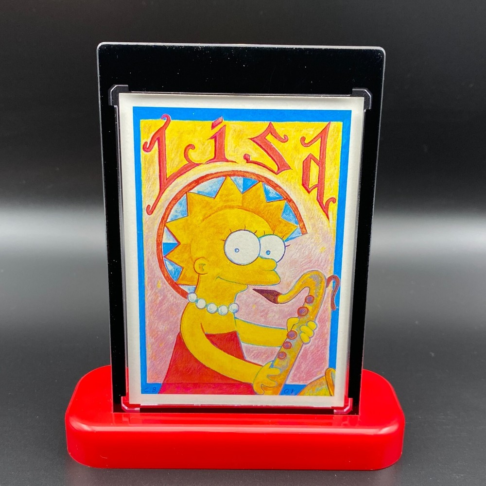 Lisa Simpson The Simpsons Display Collectible Gift Trading Card Mania