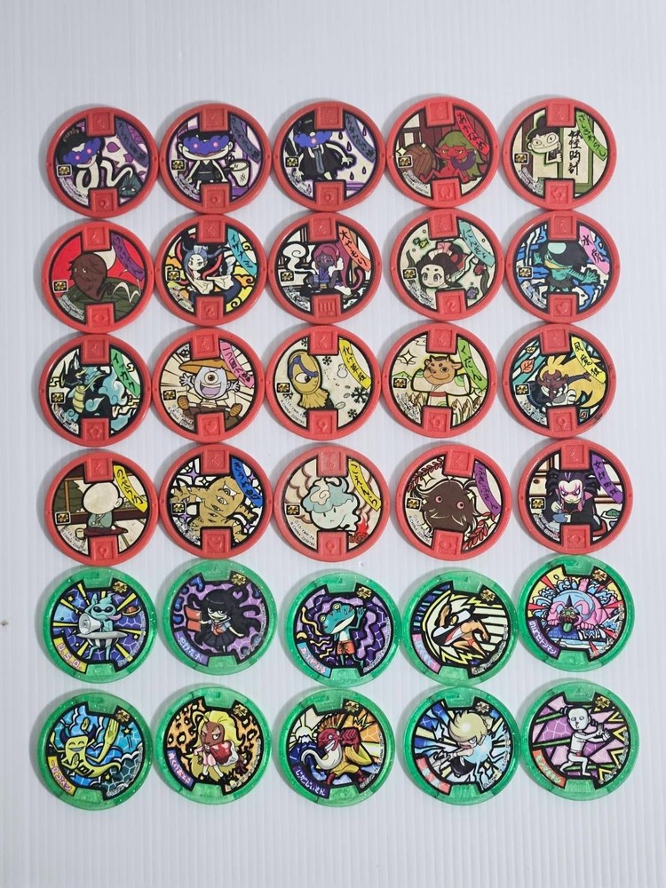 Yo-kai Watch Yokai Z Medal Lot 30 pcs Genuine Bandai Japan
