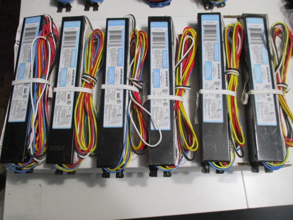 (6) PHILIPS ADVANCE INTELLIVOLT ICN-2S40-N Centium Rapid Start Ballast 120-277V
