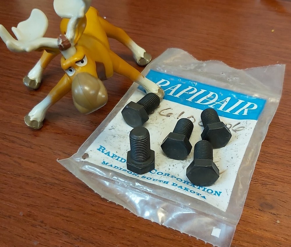 Rapid Air B Series Punch Press Feed Main Cushion Bolt Lot of 5