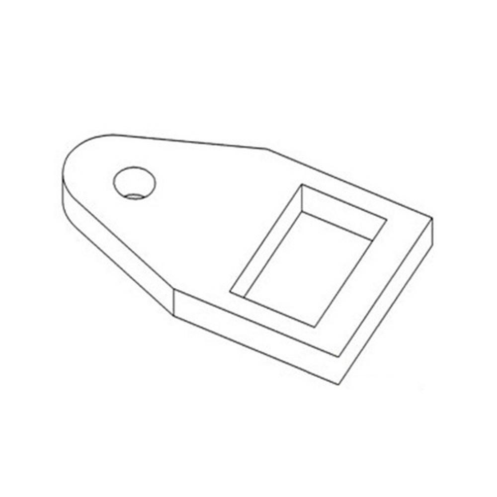 White 2-85 2-105 2-110 Oliver Drawbar Roller End Plate 104629A Replacement