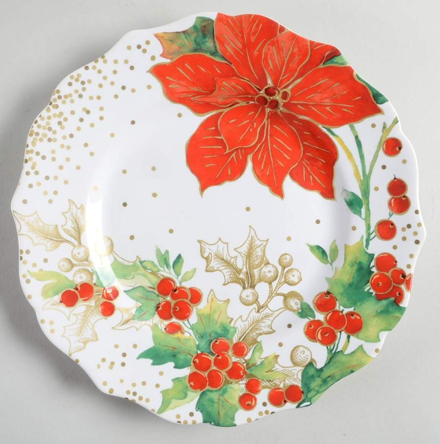222 Fifth Winter Confetti Salad Plate 11235252