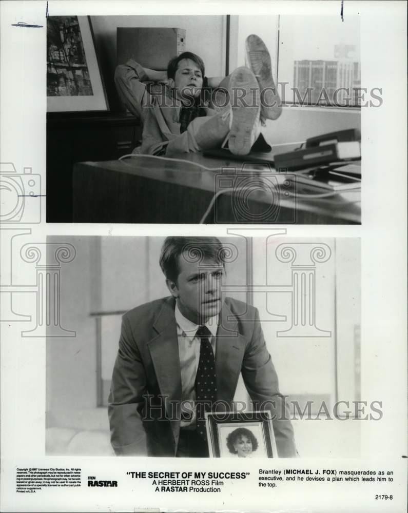 1987 Press Photo Michael J. Fox stars in 