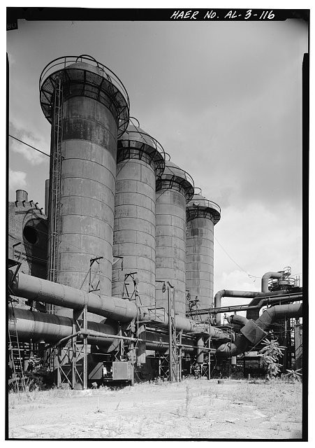 Birmingham Alabama Sloss-Sheffield Steel & Iron 1930s Blast Furnace Stoves