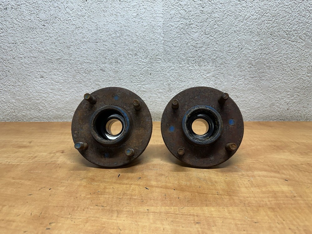 89-94 Nissan 240SX S13 4 Lug Front Wheel Hubs Set Left & Right OEM