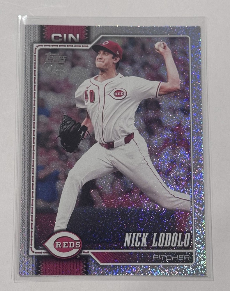 2026 Topps Series 2 Nick Lodolo Sand Glitter #643 Cincinnati Reds