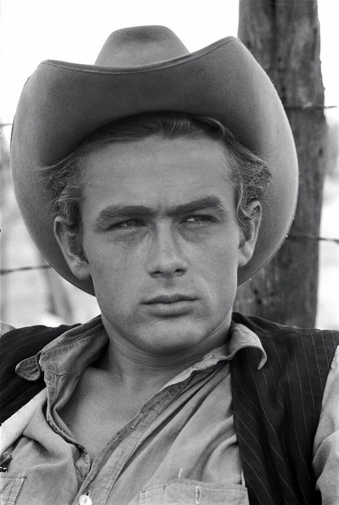 James Dean In Cowboy Black And White 8x10 Picture Celebrity Print