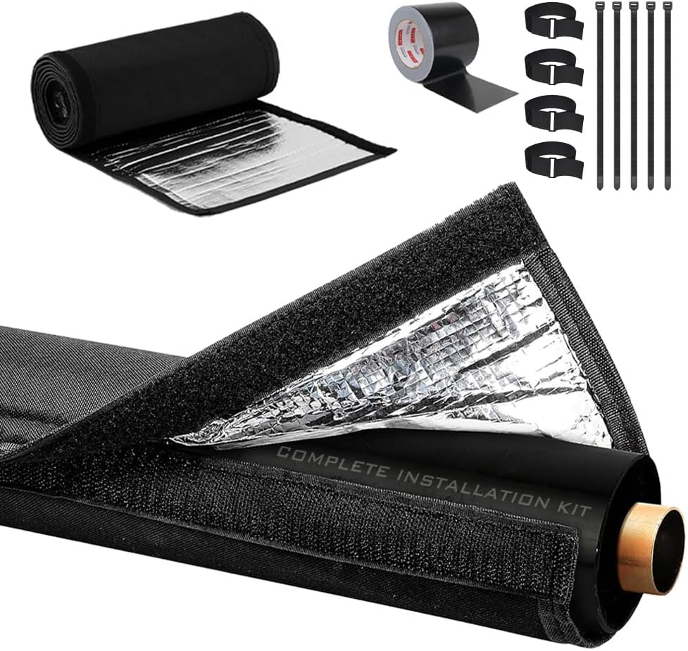 HVAC Copper Pipe Insulation Cover with UV Resistant Tape, AC Pipe Insulation Cov-image