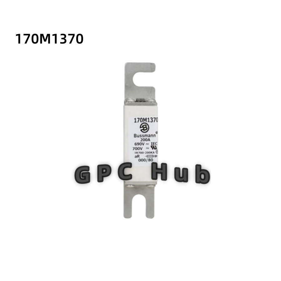1PC NEW BUSSMANN 170M1370 Specialty Fuse, 200A, 690VAC Square Body Blade