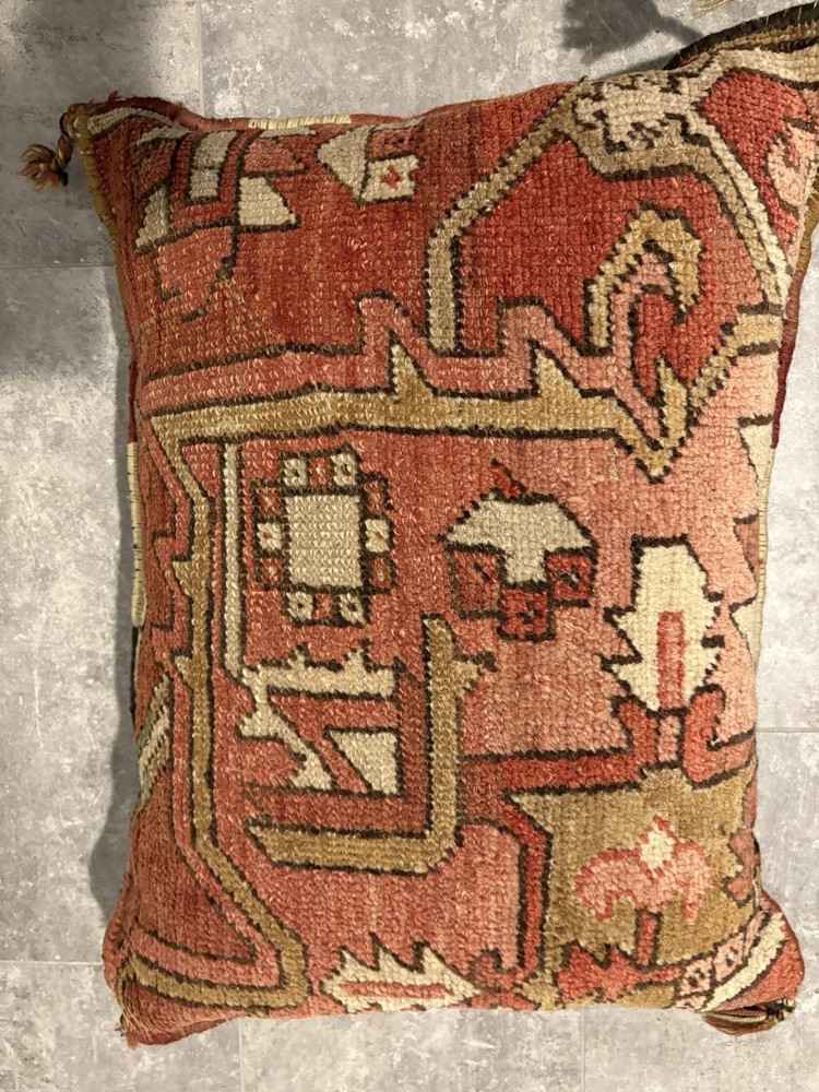 Authentic Antique Oriental Rug Pillows