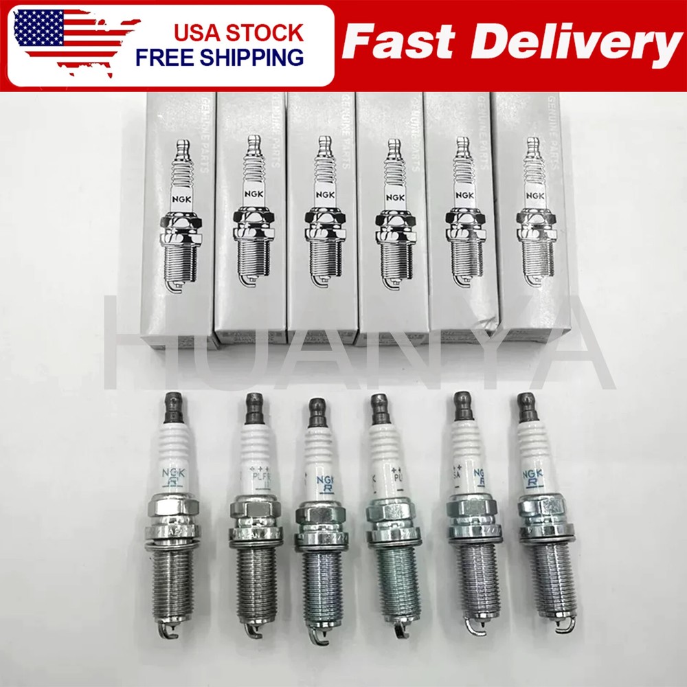 6pcs NGK 22401-5M015 Spark Plugs Compatible with Nissan Equator Frontier Quest Maxima Altima
