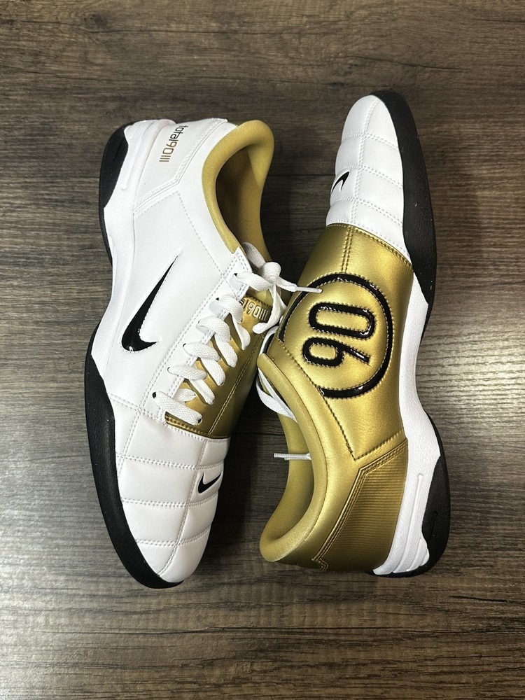 Nike Total 90 3 SP White Metallic Gold HJ9351-101 Men’s Size 11.5