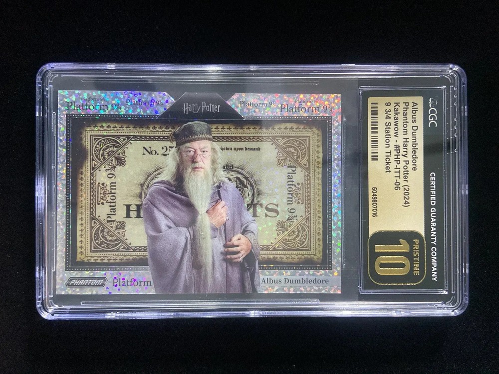 2024 Kakawow Phantom Harry Potter 9 3/4 Albus Dumbledore 9/43 CGC 10 J21 KR38