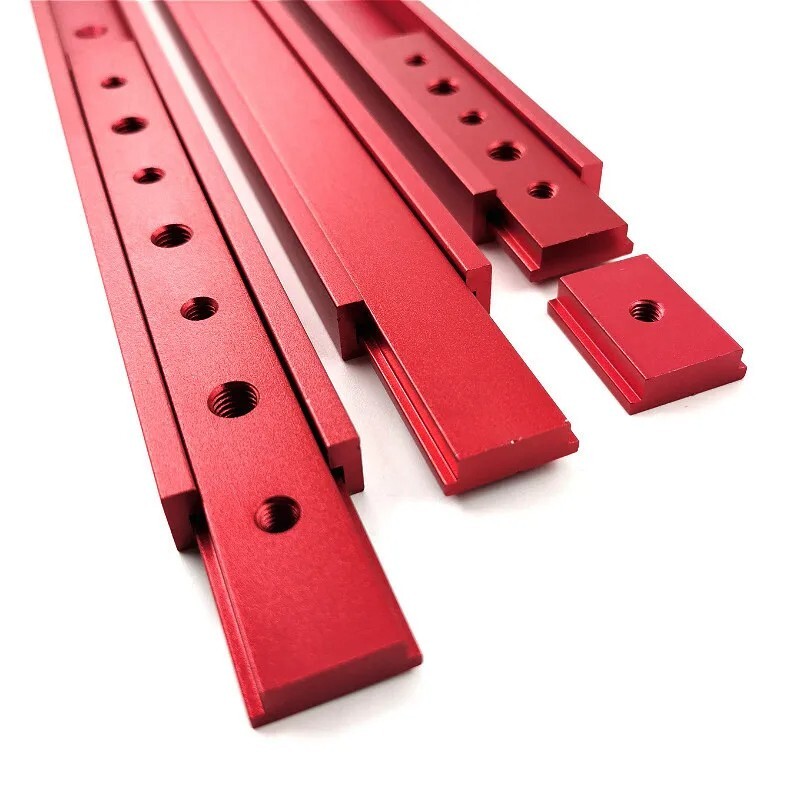 M6/M8 Aluminum T-Track Slot Slider Sliding Bar 30/45 Type Woodworking Fastener