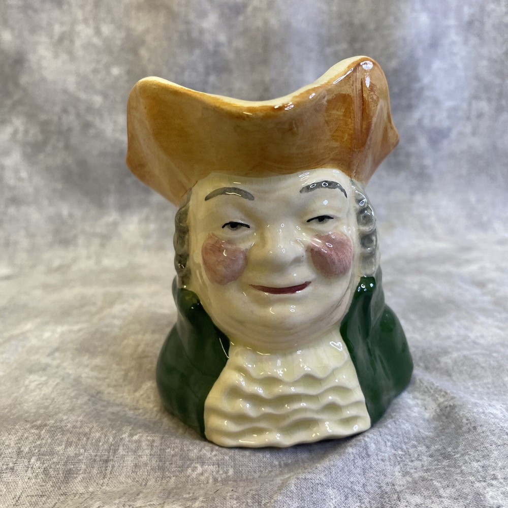 Vintage SQUIRE Creamer Staffordshire Crown Windsor England Hand Painted