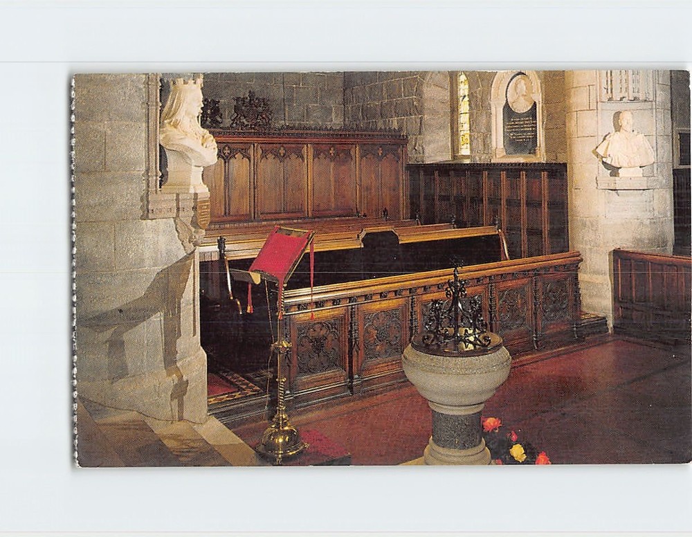 Postcard Royal Pew South Transept Crathie Parish Church