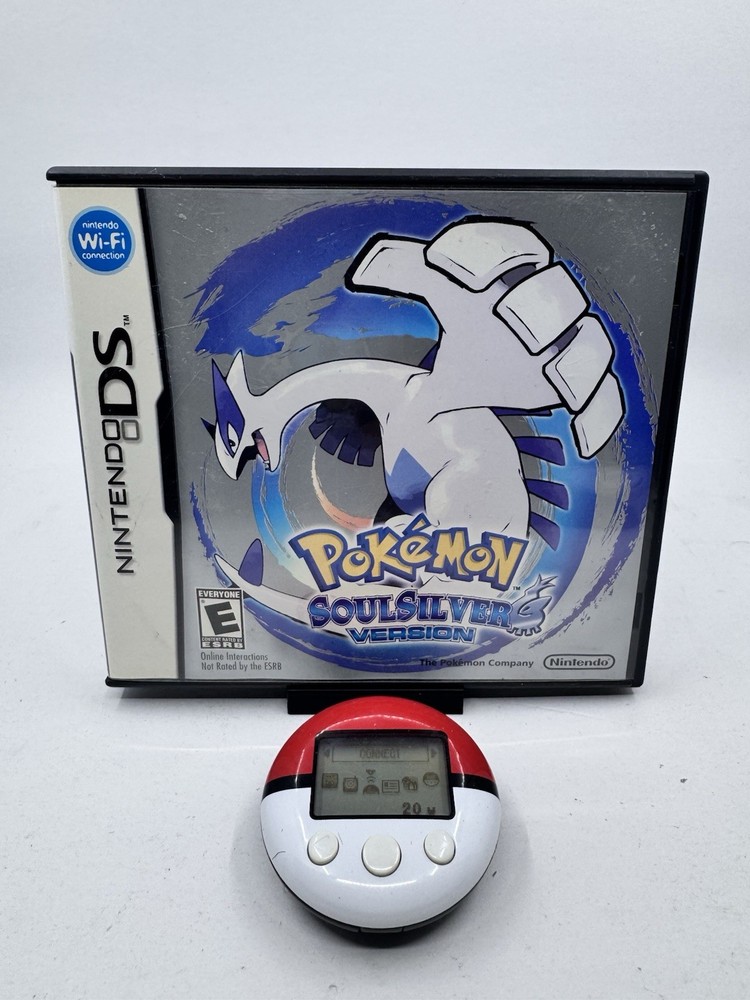 Pokemon: SoulSilver Version (Nintendo DS) [w/ Poke walker] Authentic! Tested!