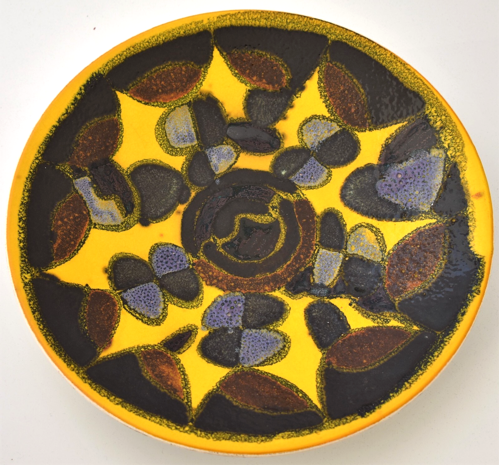 Fabulous Poole Pottery Delphis Shape 4 Dish / Bowl Retro Ceramics