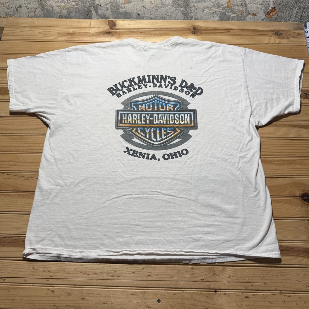Harley-Davidson Riding Academy Buckminns D&D Xenia Ohio Graphic T-Shirt 3XL