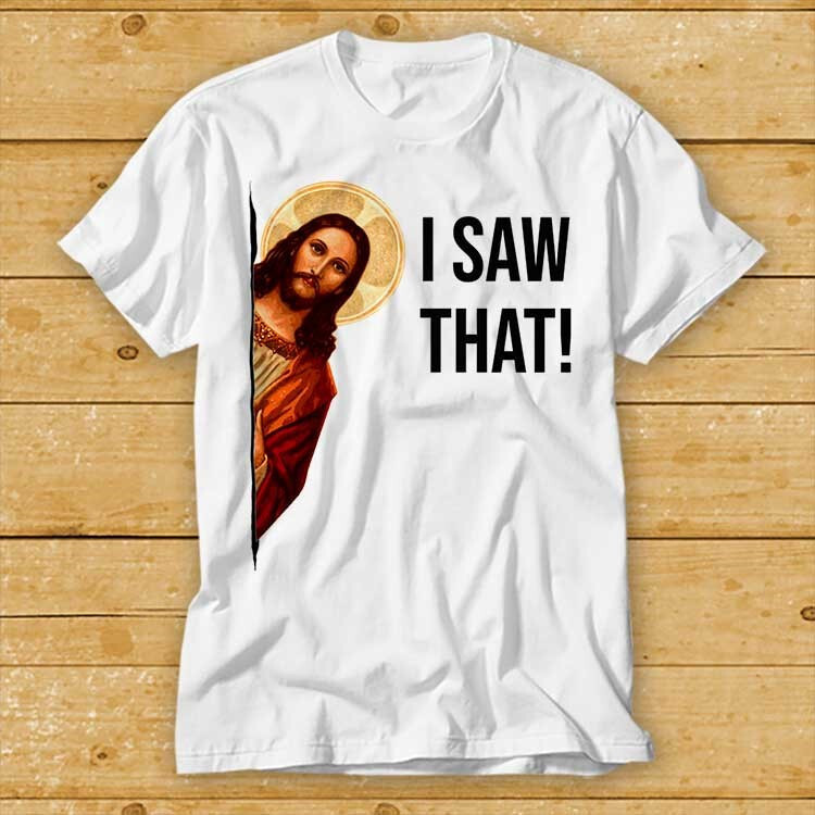 Jesus Christ Xmas I Saw That T Shirt Cult Movie Retro Vintage Music Top Tee 2365