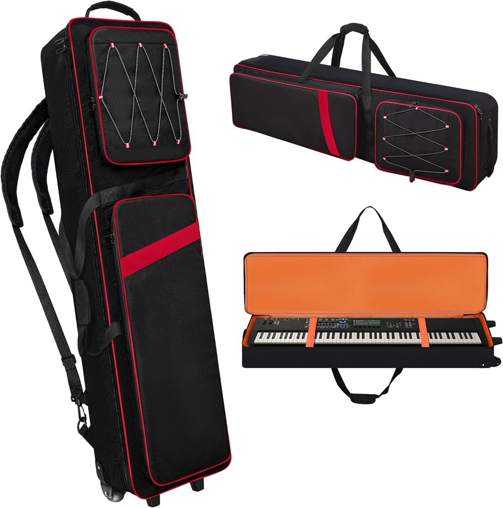 88 Key Keyboard Case with Wheels（53