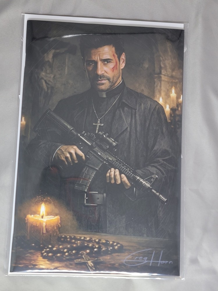 Bad Idea: The Ordained #1 Greg Horn Exclusive Variant - Coin Farrell Movie