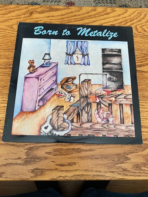 Vintage 1984 Born To Metalize Various Artists Vinyl Record On Megaforce Records