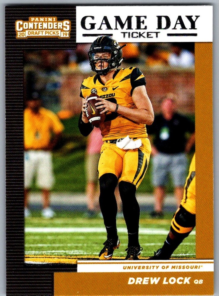 2019 Panini Prizm Draft Picks Crusade Prizms Orange Drew Lock Rookie Missouri